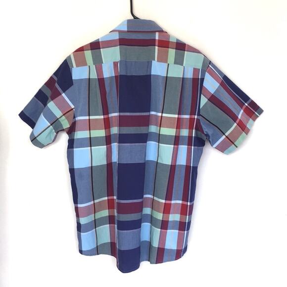 Southern Pines plaid shirt men’s short sleeves LARGE - Picture 3 of 8